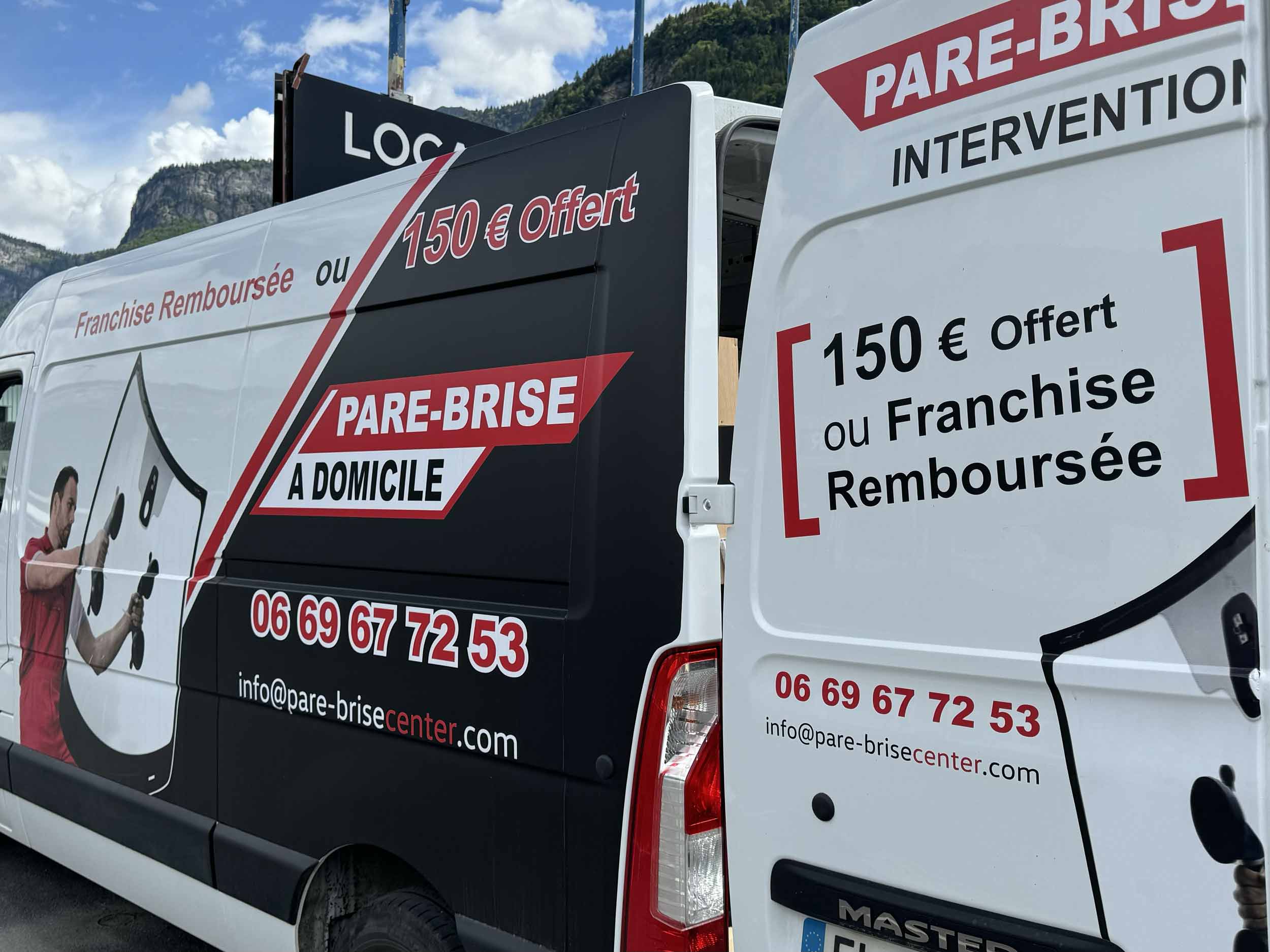 Remplacer votre pare-brise à Sallanches, la Roche-sur-Foron, Cluses, Thon, Annecy et Albertville